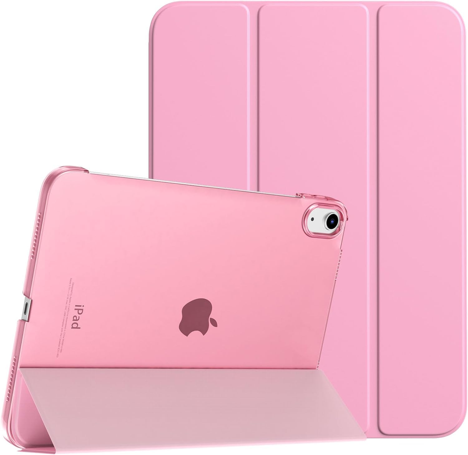 SU for A16 2025 11th / 10th Generation (2025/2022,11 inch/10.9 Inch), Slim Stand Hard PC Translucent Back Shell Smart Cover Case, Support Touch ID, Auto Wake/Sleep