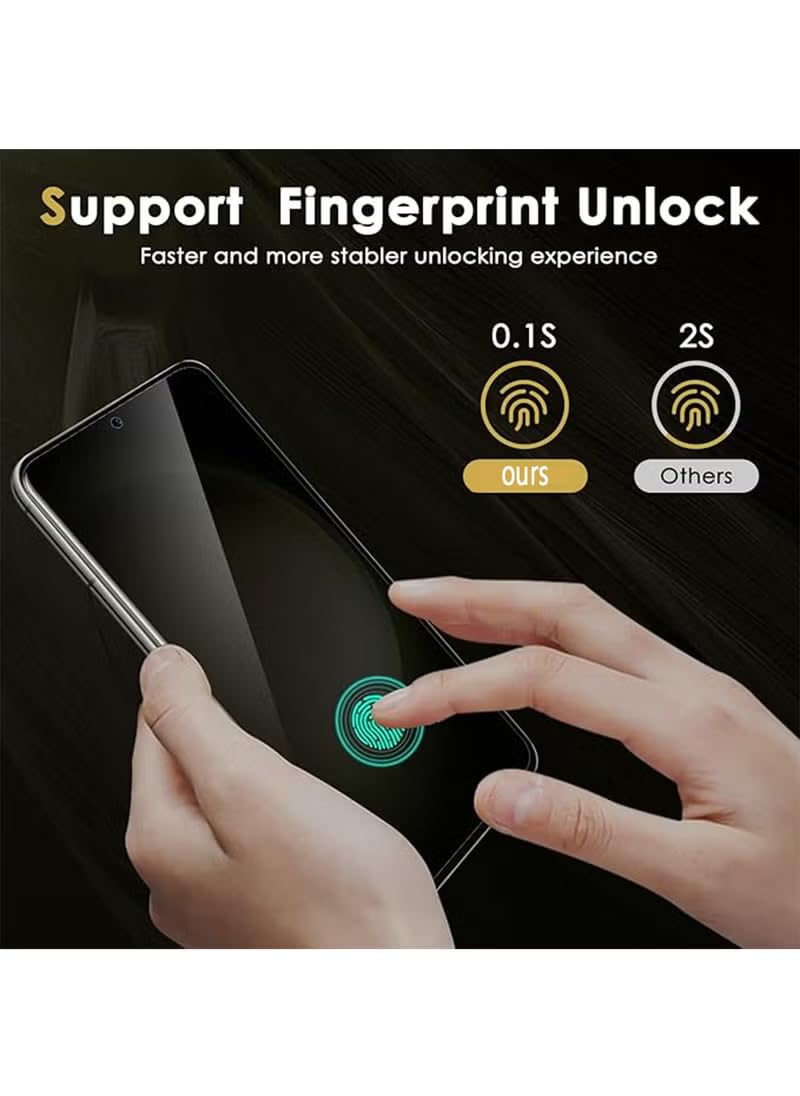 selling united Privacy Screen Protector for Samsung Galaxy Anti-Spy Tempered Glass Film, Fingerprint ID Compatible, 2-Pack