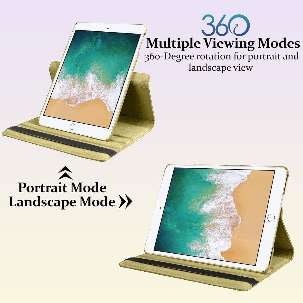 DV Case for iPad Mini 2 (A1489, A1490, A1491), iPad Mini 3 (A1599, A1600), 360 Degree Rotating Smart Stand Case, PU Leather, Slim and Lightweight Cover