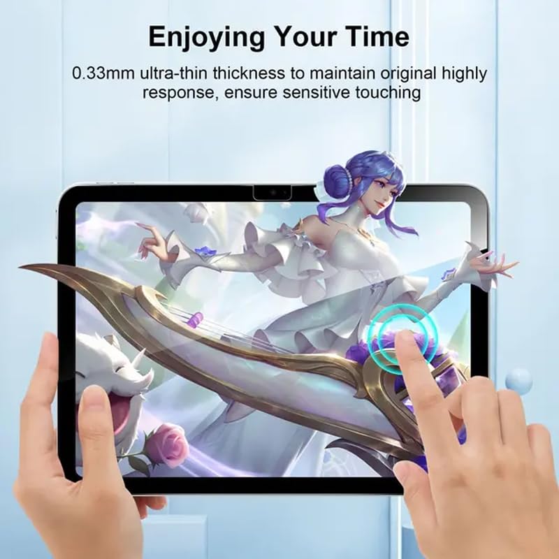 [TECH UK] 2 Pack Screen Protector for iPad A16 2025 11th / 10th Generation (2025/2022,11 inch/10.9 Inch) Tempered Glass Screen Film Guard -Clear