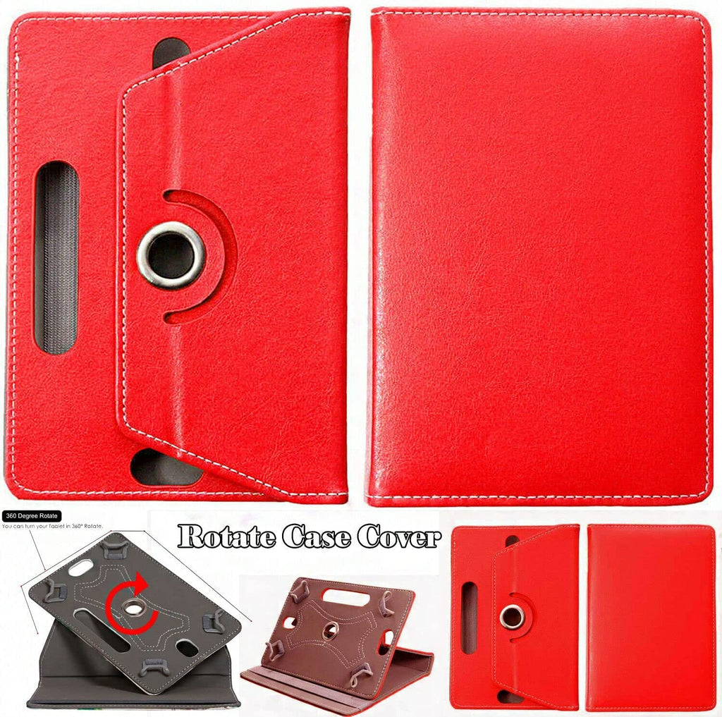 DV 10inch Tablet Case Cover - Universal Leather Stand Case Folio Cover Magic Leather 360° Rotating Case Fits for ALL 10" Inch & 10.1" Inch Android Tablets tab
