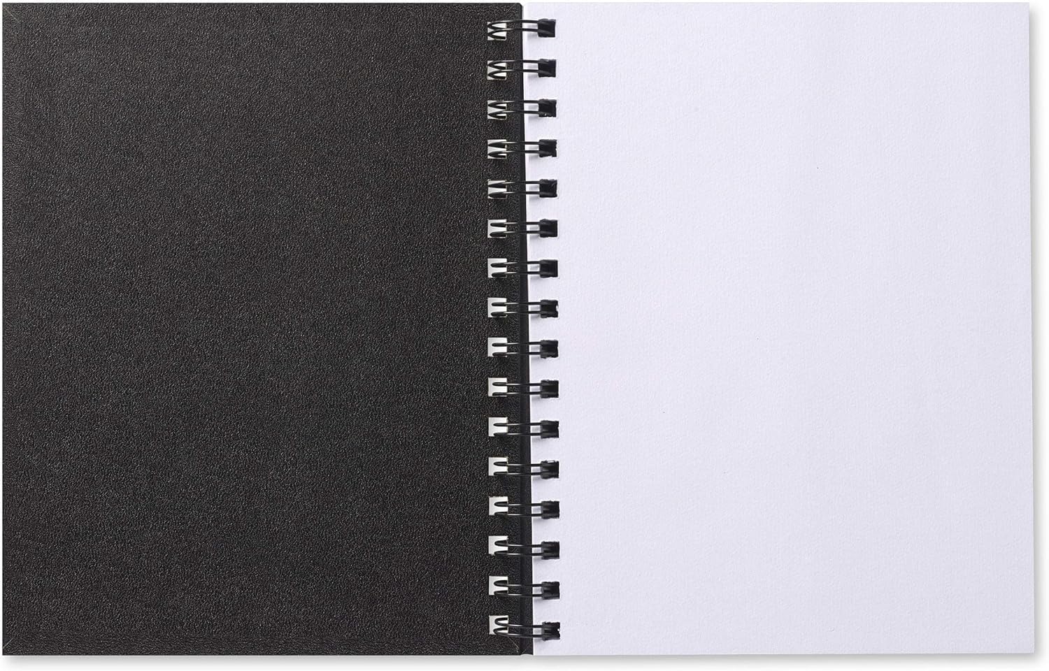 SU Hardback Sketchbook - A5 Spiral-Bound with 80 Pages - Acid-Free Textured Sheets for Drawing and Sketching - Art Supplies for Adults & Kids - for Use with Pencils, Pastels, & Markers