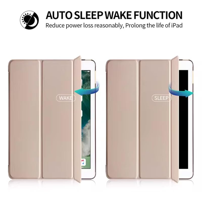 [SU] iPad 6th 5th Generation Case iPad 9.7 Inch Case 2018 2017 iPad Air Case iPad Air 2 Case Smart Folio Stand Protective With Back Cover Auto Wake Sleep