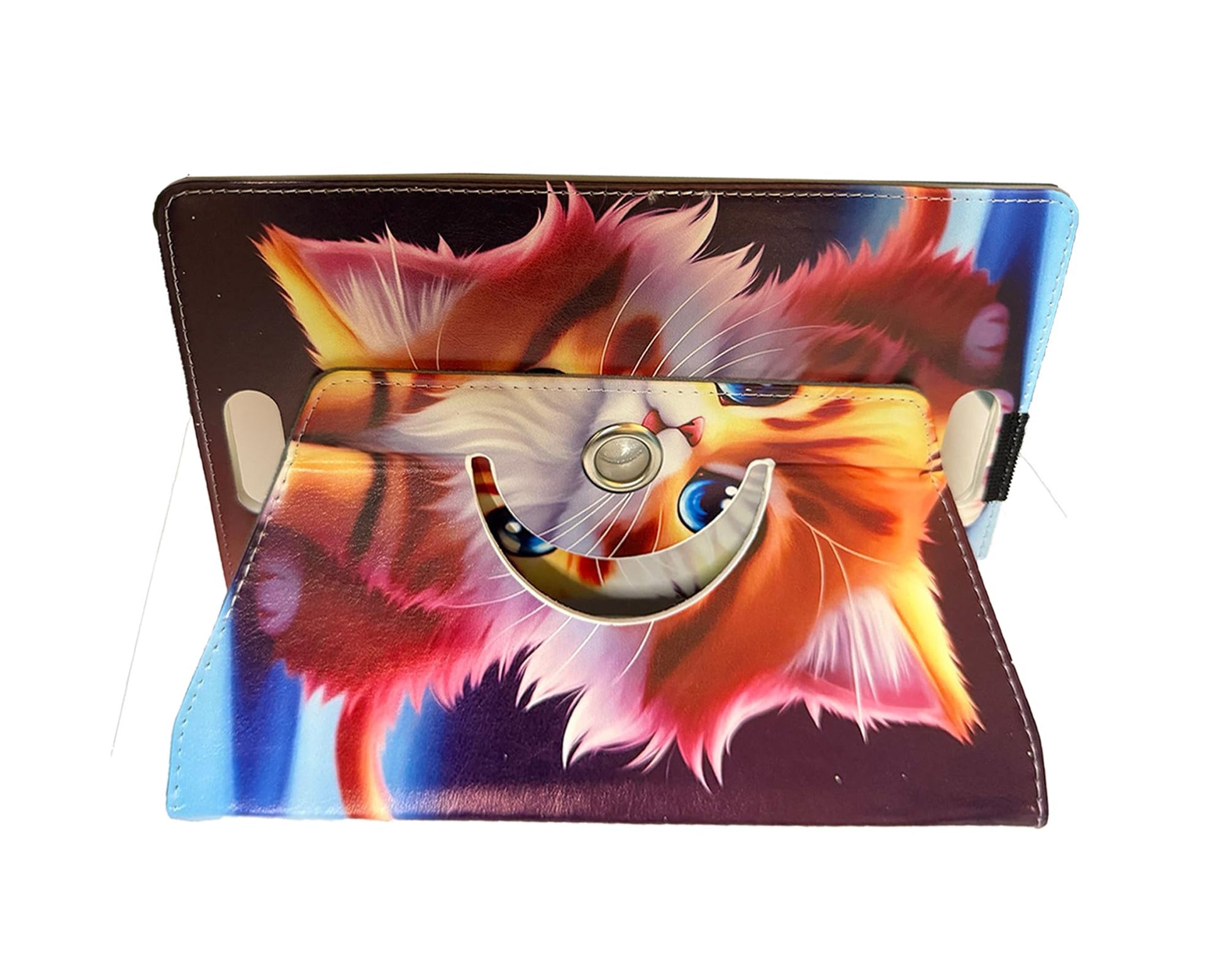 SU 10 inch Tablet Case - Universal Stand Case Folio Cover Magic Leather 360° Rotating Case Fits for ALL 10 Inch & 10.1in Inch Tablets + Stylus Pen