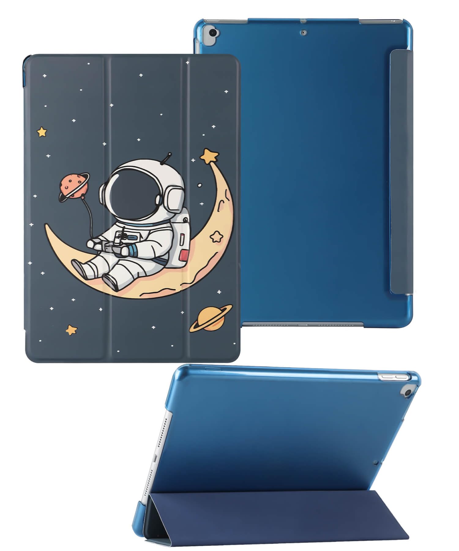 SU for A16 2025 11th / 10th Generation (2025/2022,11 inch/10.9 Inch), Slim Stand Hard PC Translucent Back Shell Smart Cover Case, Support Touch ID, Auto Wake/Sleep