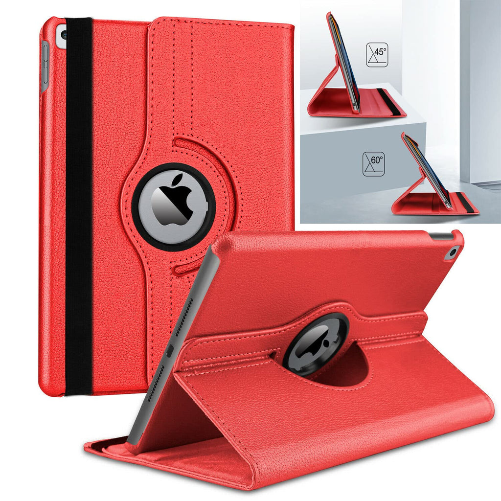 For iPad 10.2 Case 9th/8th/7th Generation (2021/2020/2019) 360 Leather Wallet Rotating Durable Protective Cover with Auto Wake/Sleep