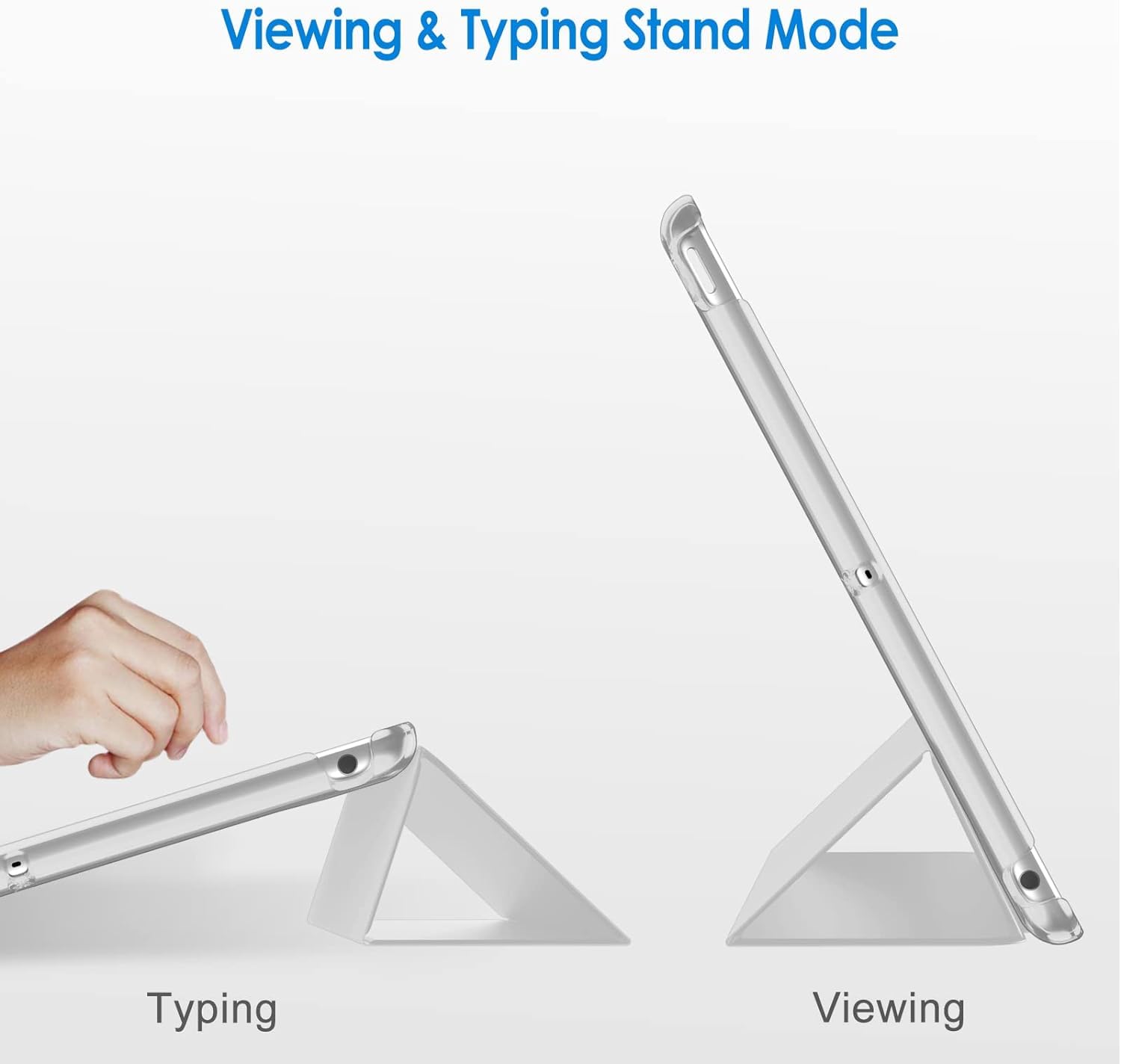 For Apple iPad 10.2 inch 9th/ 8th/ 7th Generation, Smart Magnetic Stand Case, Leather Cover with Magnetic Closure, Anti-Scratch and Lightweight Case (2021/2020/2019)