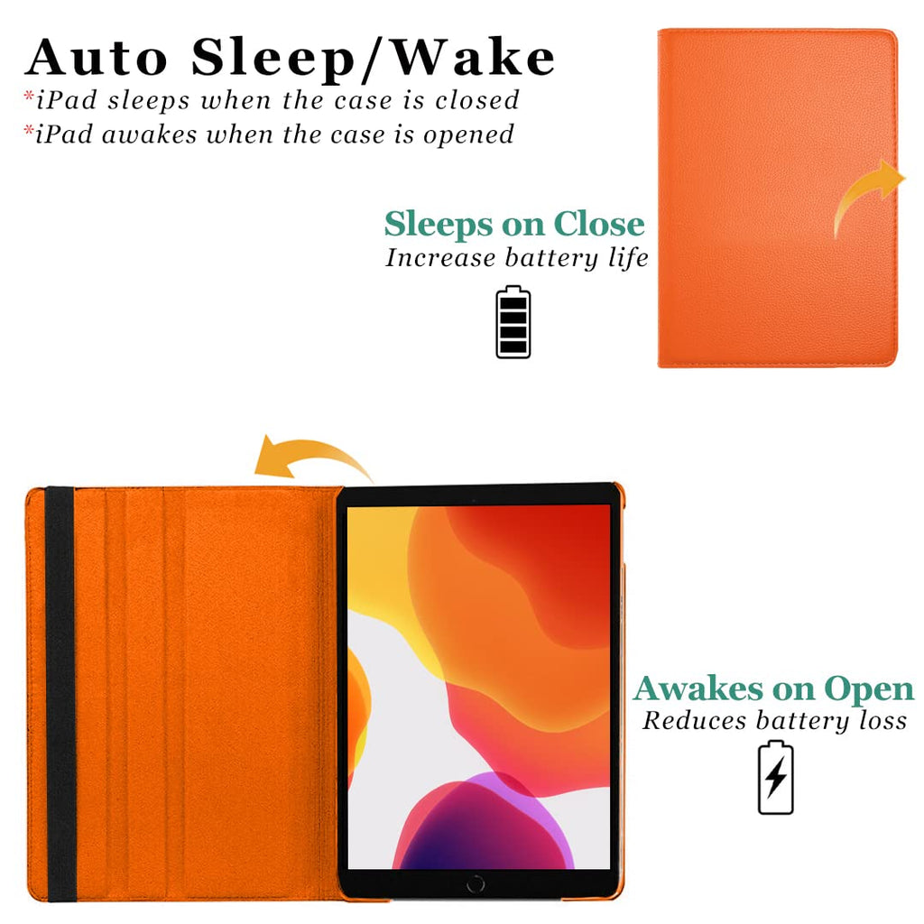 DV 360 Degree PU Leather Rotating Stand Swivel Case for iPad Mini 5 (A2126 / A2124 / A2133 / A2125), iPad Mini 4 (A1538 / A1550), Folio Cover, Hardback and Shockproof