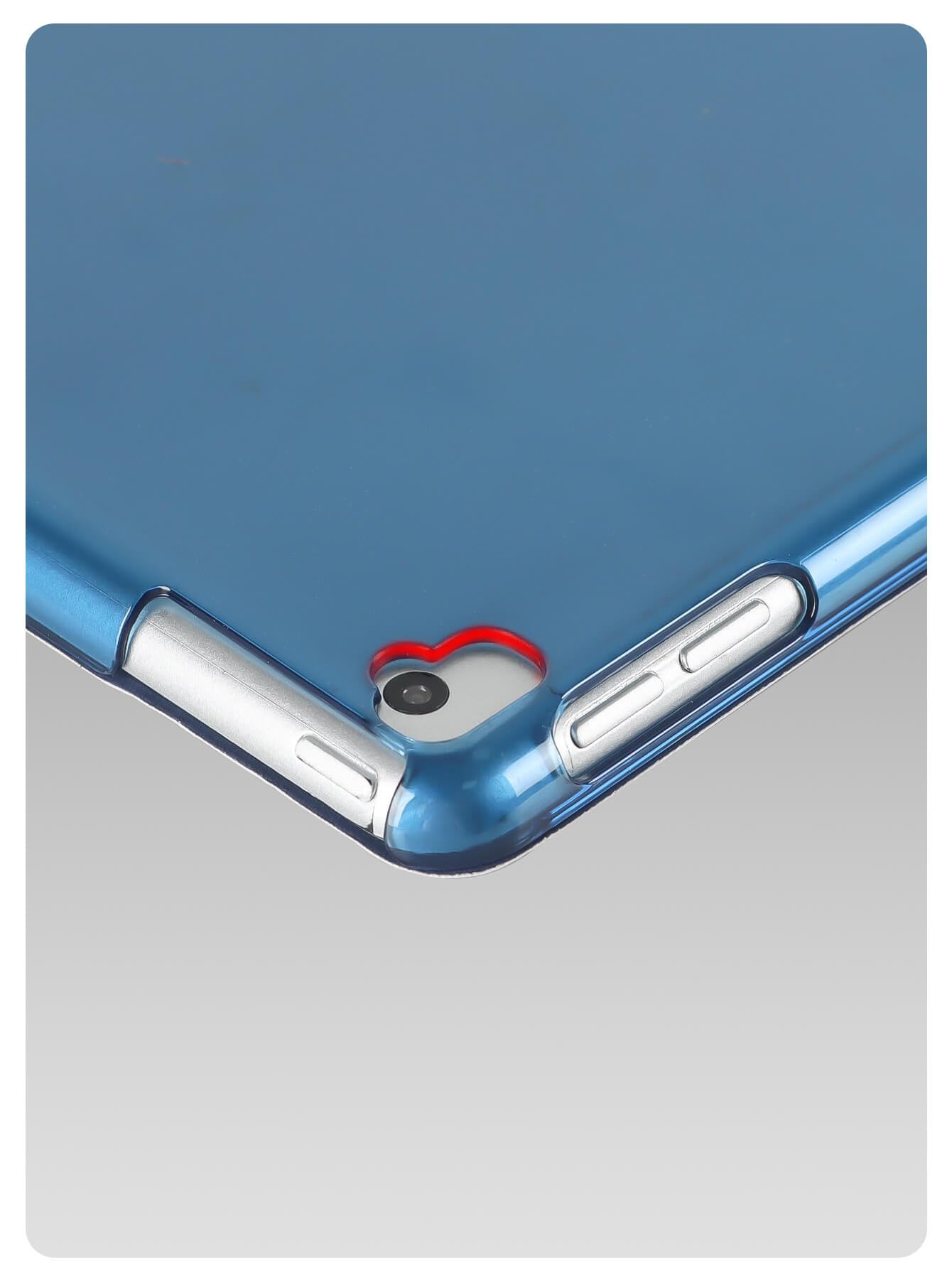 iPad 10.2 Case - Slim Hard Back Smart Cover for iPad 9th/8th/7th Generation