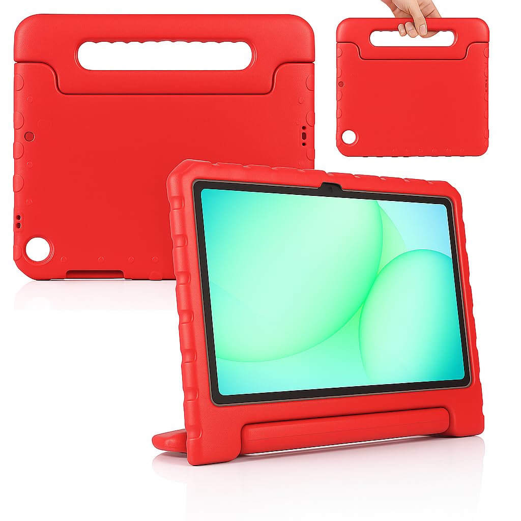 Kids Protective Case for Samsung Galaxy Tab A11 / A9 8.7 Inch Shockproof EVA Foam Handle Stand Cover for Galaxy Tab A11 (2025) / A9 (2023) SM-X130/X110