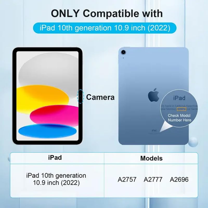 [TECH UK] 2 Pack Screen Protector for iPad A16 2025 11th / 10th Generation (2025/2022,11 inch/10.9 Inch) Tempered Glass Screen Film Guard -Clear