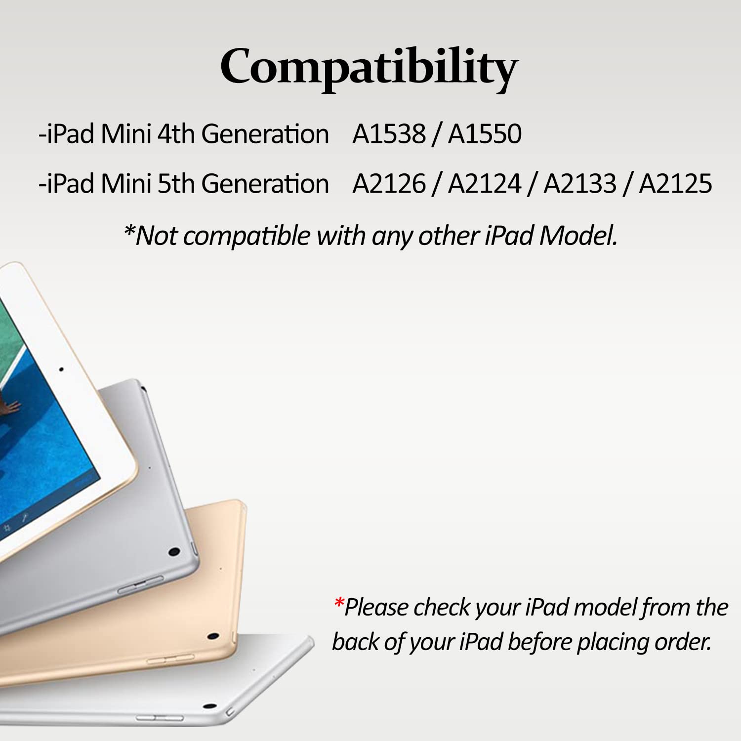 DV 360 Degree PU Leather Rotating Stand Swivel Case for iPad Mini 5 (A2126 / A2124 / A2133 / A2125), iPad Mini 4 (A1538 / A1550), Folio Cover, Hardback and Shockproof