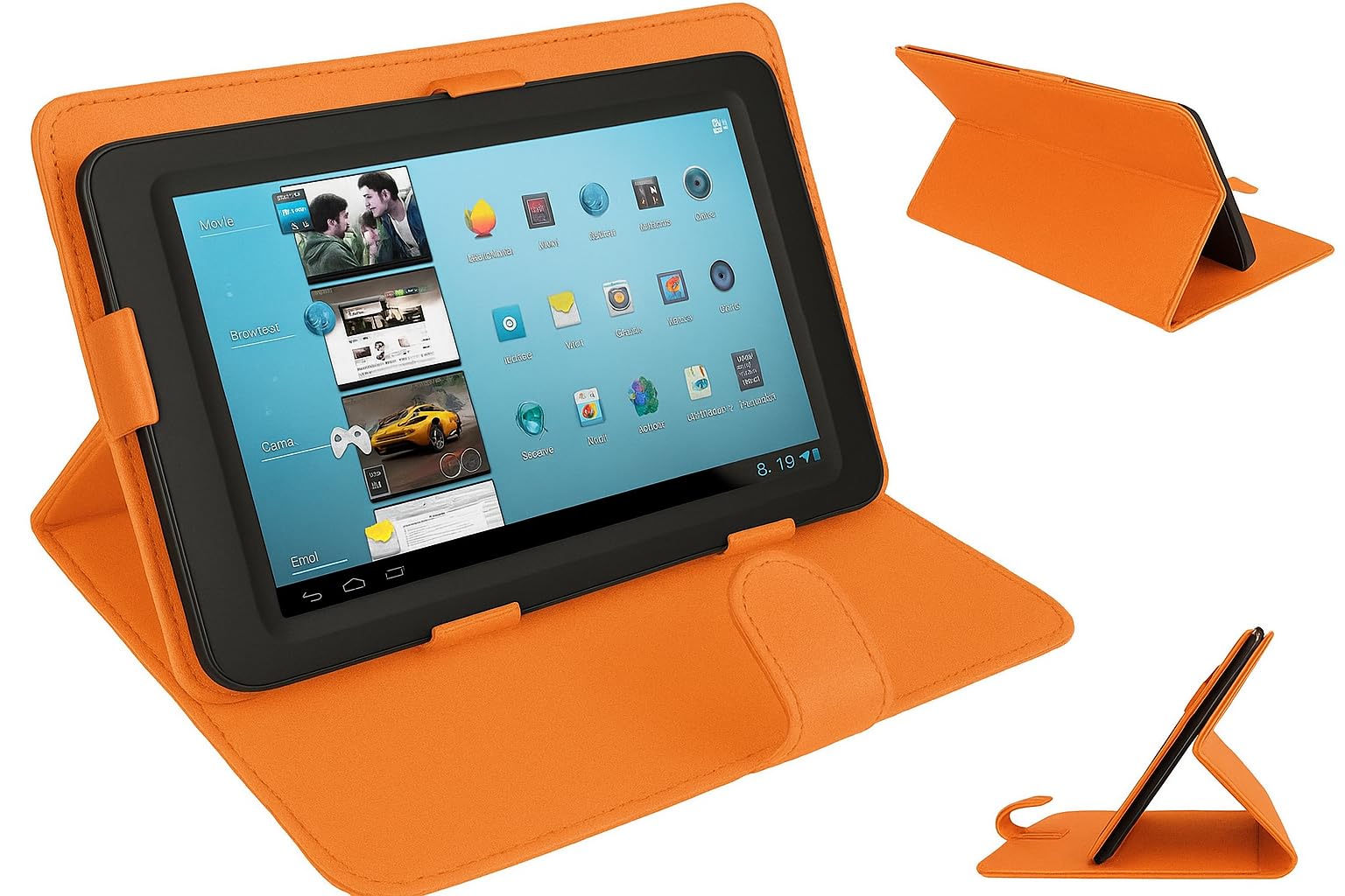 Universal Case for All 10 inch Tablet,Cover for 10.1 inch Tab, Travel Portable Protective Folio Leather Stand Shell for All Kinds of 9.6-10.5 inch Android/iOS/Windows Tablet