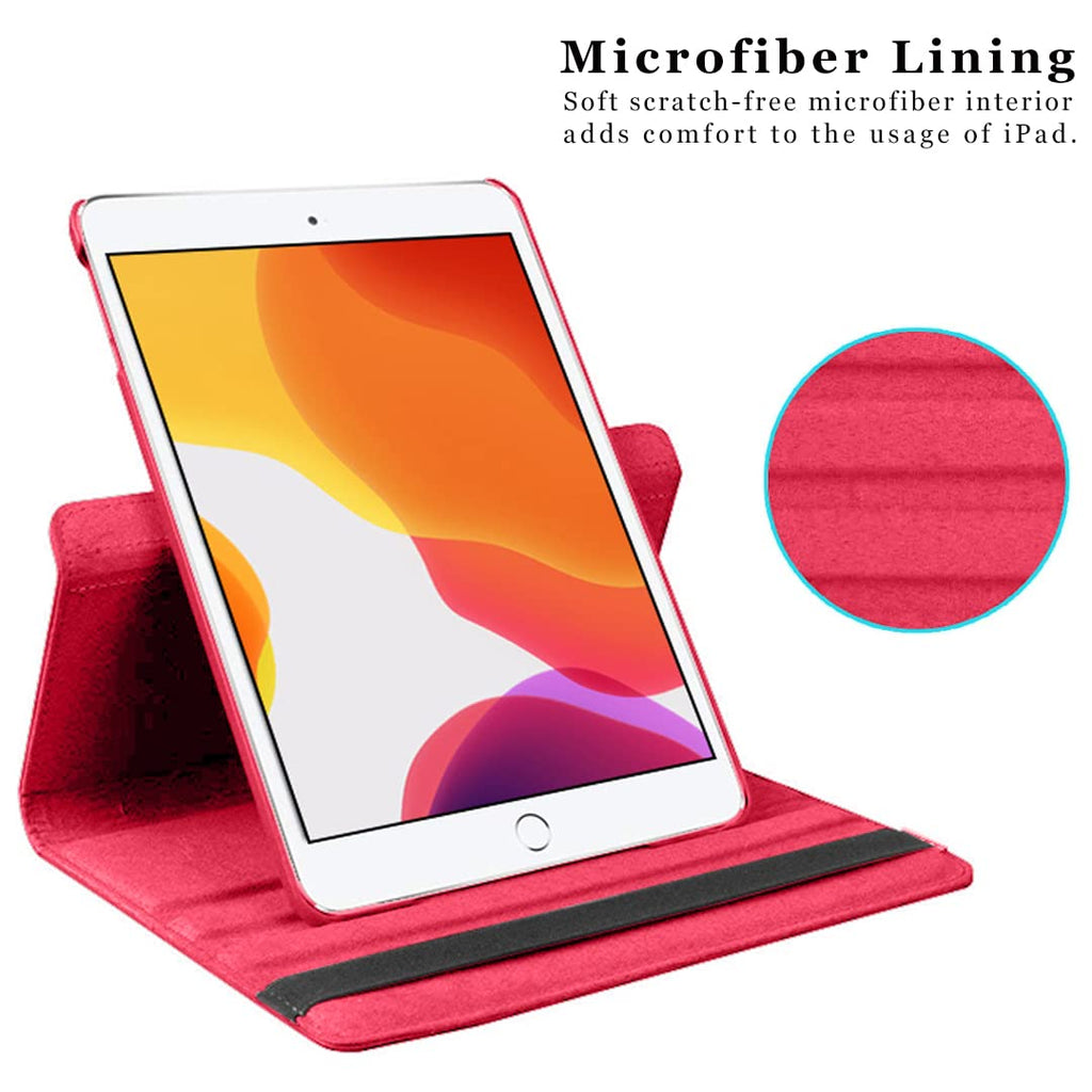 DV 360 Degree PU Leather Rotating Stand Swivel Case for iPad Mini 5 (A2126 / A2124 / A2133 / A2125), iPad Mini 4 (A1538 / A1550), Folio Cover, Hardback and Shockproof