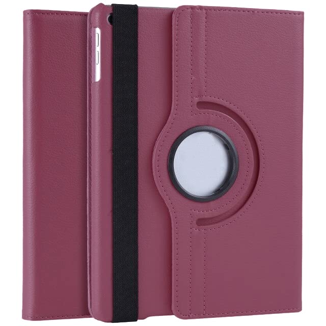 (DV) iPad 9.7inch 360° Rotating Case Cover For Apple iPad 9.7" Air1/ Air 2 & 5th Gen 2017-6th Gen 2018 Smart PU Leather Cover Auto Wake/Sleep