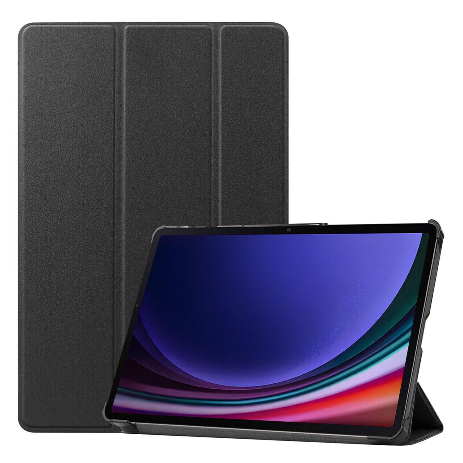 Samsung Galaxy Tab S10 Plus/S9 FE Plus/S9 Plus 12.4-inch Case, Hard Back Smart Cover with Auto Wake/Sleep, Multi-Angle Stand, S Pen Holder
