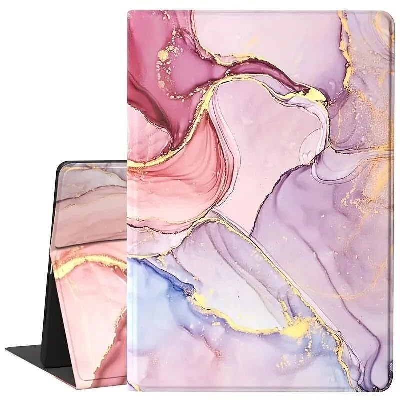 Case for iPad 11-inch (A16) 2025 and 10.9-inch 10th Gen 2022, Multi-Angle Stand Cover with Pencil Holder, Auto Sleep/Wake