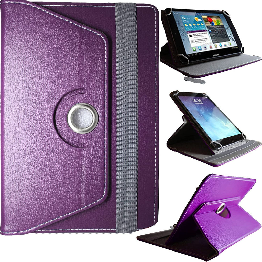 DV 10inch Tablet Case Cover - Universal Leather Stand Case Folio Cover Magic Leather 360° Rotating Case Fits for ALL 10" Inch & 10.1" Inch Android Tablets tab