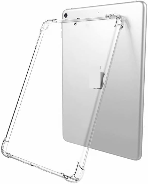 Clear Soft Silicone Gel Case For iPad Mini, Mini 4 & 5 (7.9 inches) Back Cover, Transparent Lightweight Shockproof 7.9” Slim TPU Bumper Case