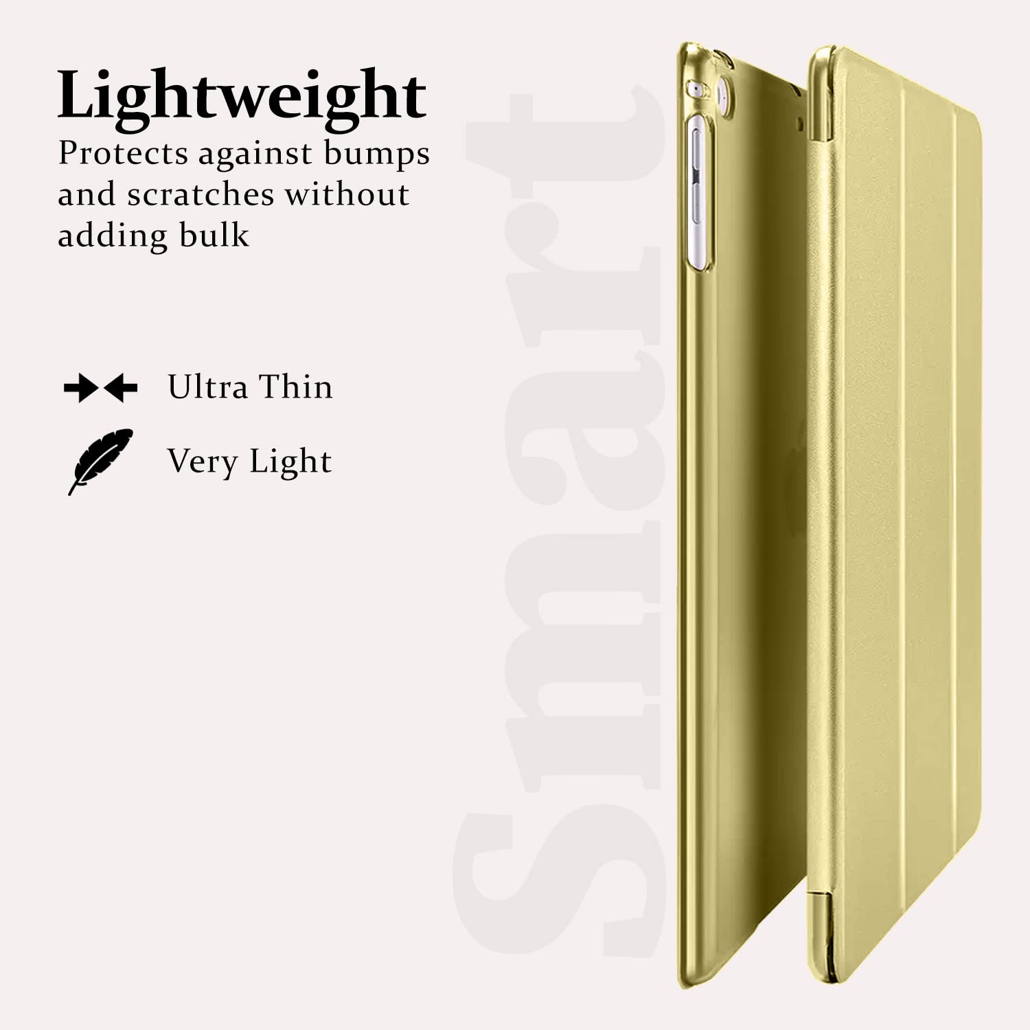 For Apple iPad 10.2 inch 9th/ 8th/ 7th Generation, Smart Magnetic Stand Case, Leather Cover with Magnetic Closure, Anti-Scratch and Lightweight Case (2021/2020/2019)