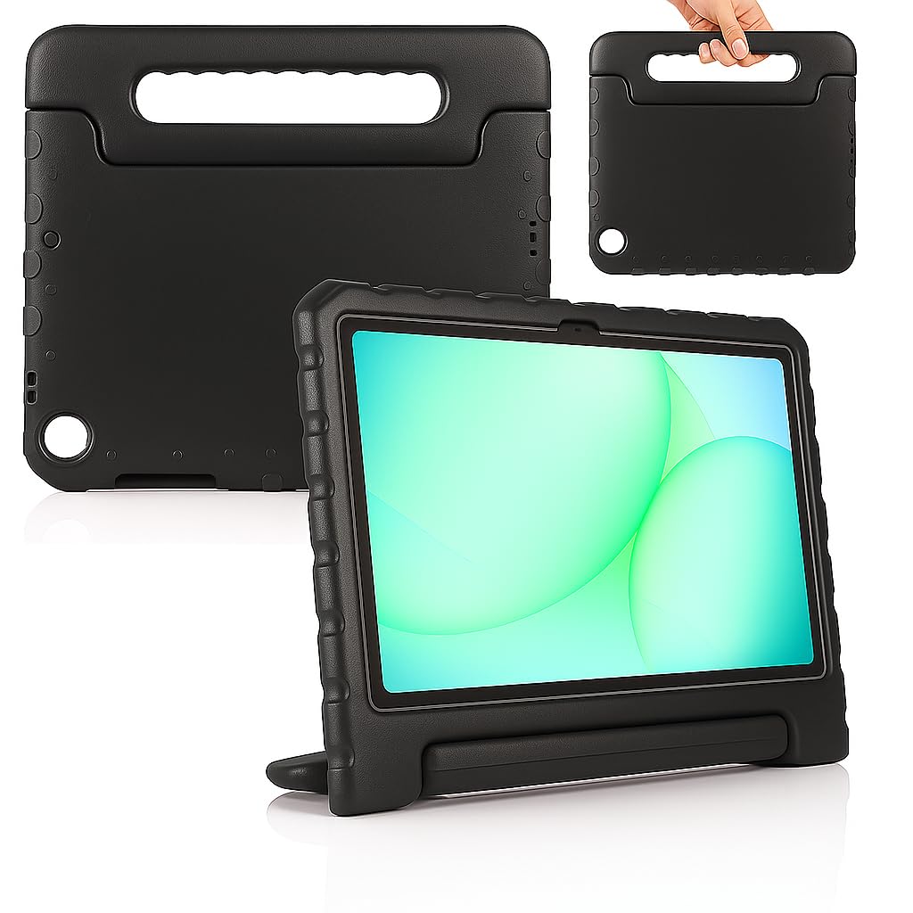 Kids Protective Case for Samsung Galaxy Tab A11 / A9 8.7 Inch Shockproof EVA Foam Handle Stand Cover for Galaxy Tab A11 (2025) / A9 (2023) SM-X130/X110