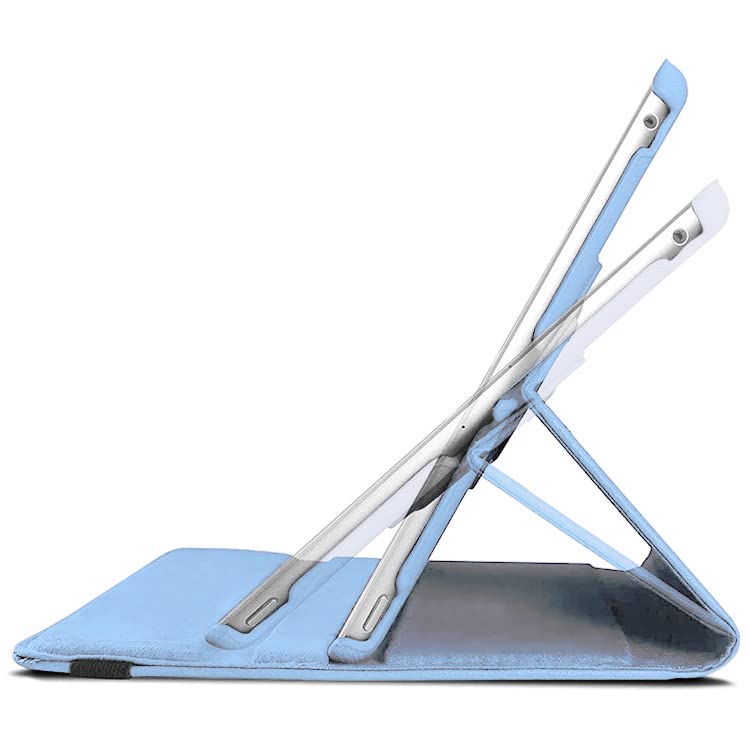 For iPad 10.2 Case 9th/8th/7th Generation (2021/2020/2019) 360 Leather Wallet Rotating Durable Protective Cover with Auto Wake/Sleep