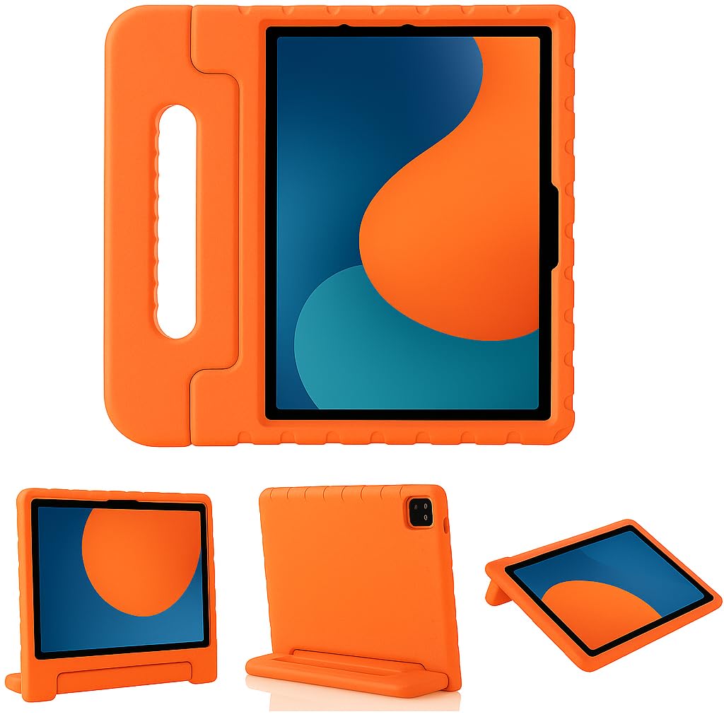 Kids Protective EVA Foam Case for iPad A16 11th Generation 2025 //10th Generation 2022, Pink Shock-Absorbing Cover with Stand, Compatible with 10.9 inch -11 inch iPad