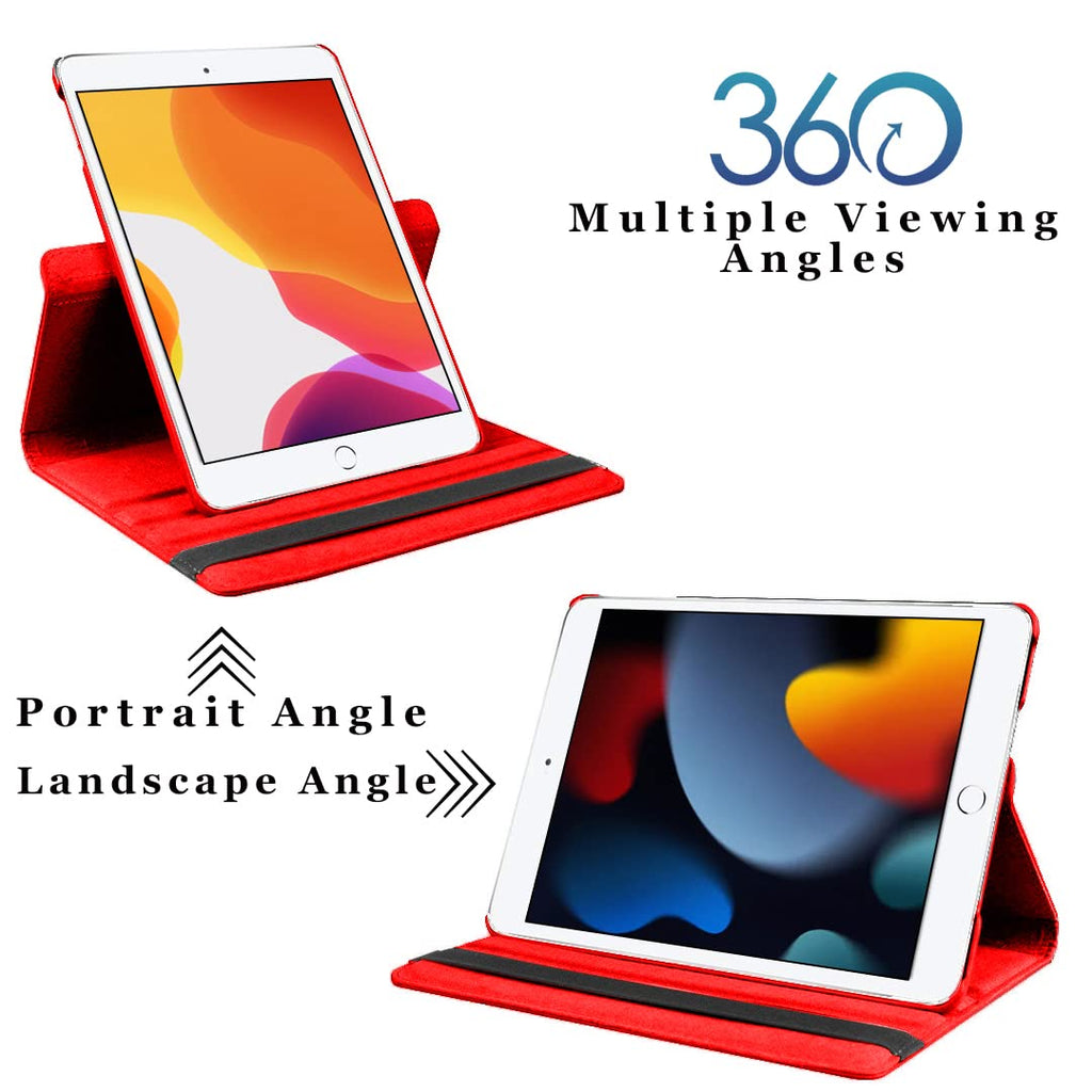 DV 360 Degree PU Leather Rotating Stand Swivel Case for iPad Mini 5 (A2126 / A2124 / A2133 / A2125), iPad Mini 4 (A1538 / A1550), Folio Cover, Hardback and Shockproof