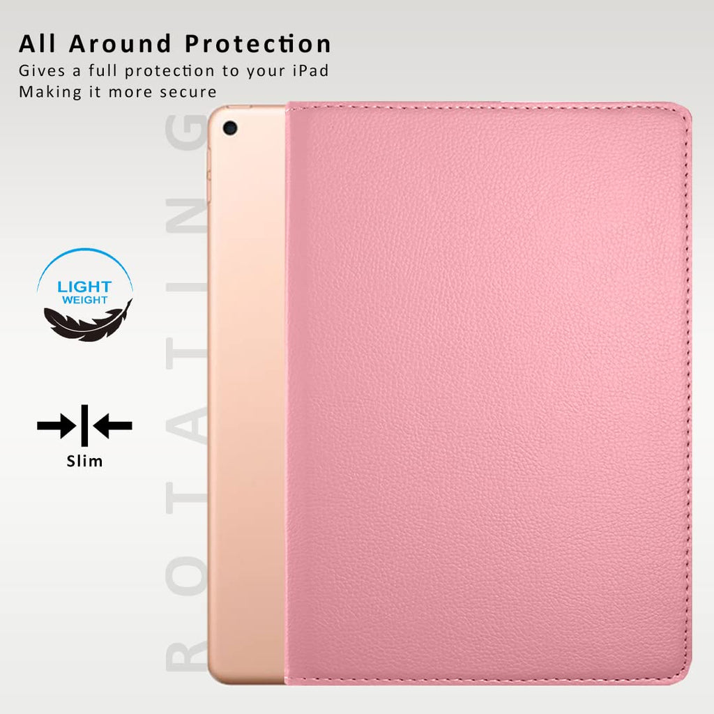 DV 360 Degree PU Leather Rotating Stand Swivel Case for iPad Mini 5 (A2126 / A2124 / A2133 / A2125), iPad Mini 4 (A1538 / A1550), Folio Cover, Hardback and Shockproof