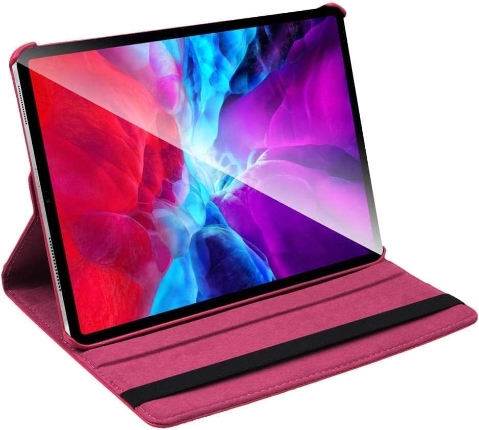 For iPad Pro 12.9 Case 4th 5th 6th Generation (2021/2020/2022 Model) 360 Leather Wallet Rotating Durable Protective Cover