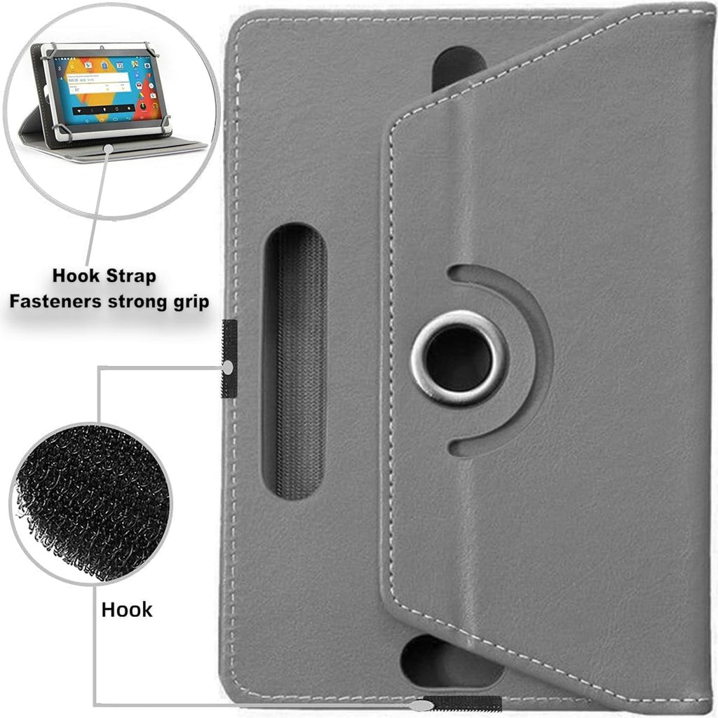 SU 10 inch Tablet Case - Universal Stand Case Folio Cover Magic Leather 360° Rotating Case Fits for ALL 10 Inch & 10.1in Inch Tablets + Stylus Pen