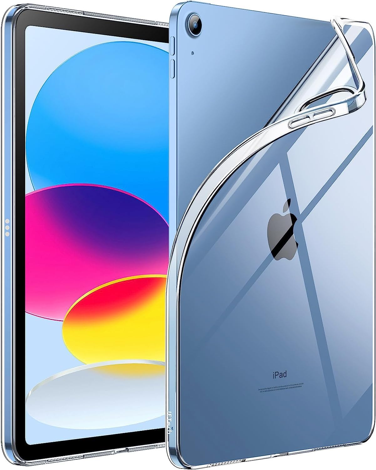 Shockproof Case for (A16) 11th Generation 11 Inch 2025/ iPad 10th Generation 10.9 Inch 2022, Soft TPU Transparent Slim Shockproof Tablet Cover (Clear)