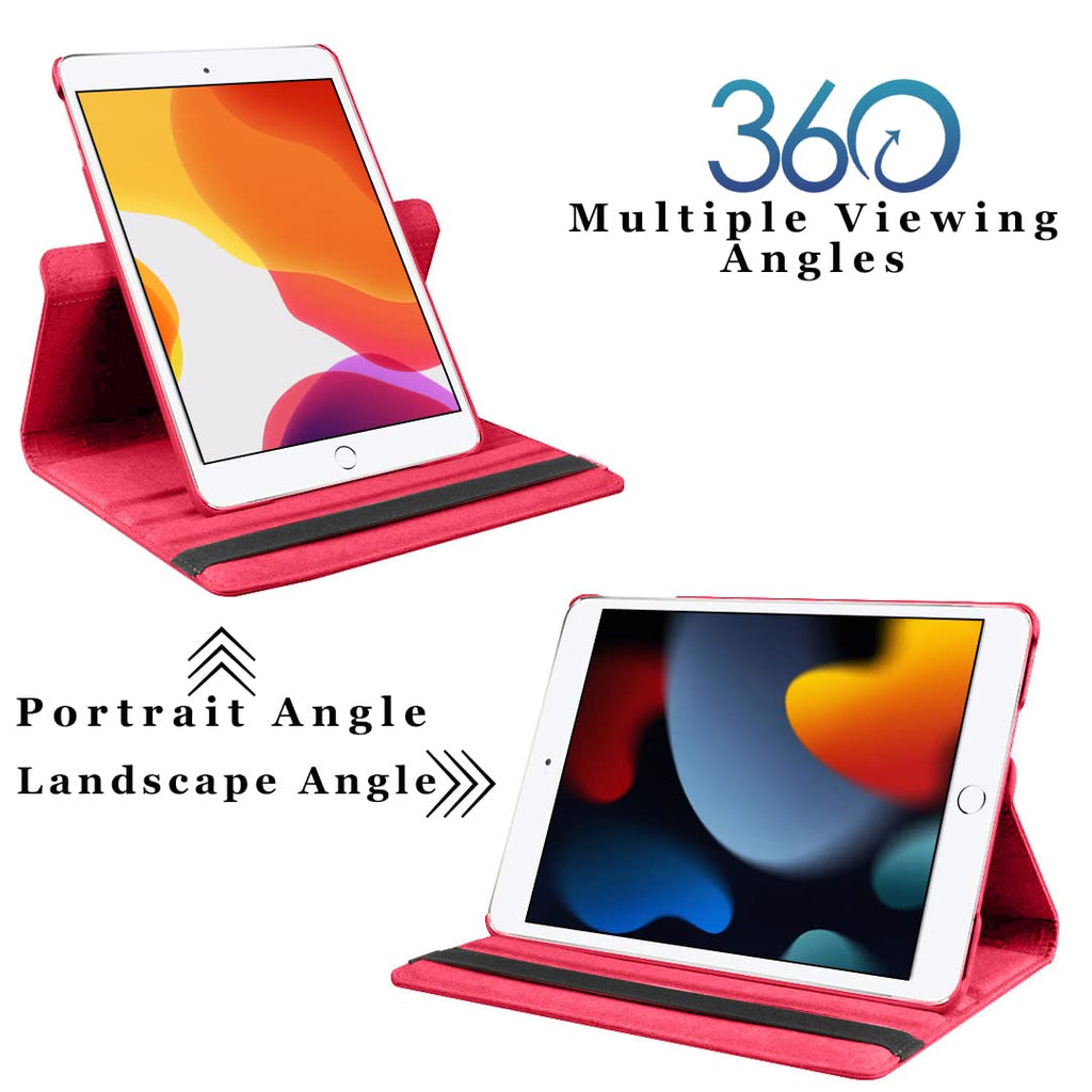 DV 360 Degree PU Leather Rotating Stand Swivel Case for iPad Mini 5 (A2126 / A2124 / A2133 / A2125), iPad Mini 4 (A1538 / A1550), Folio Cover, Hardback and Shockproof