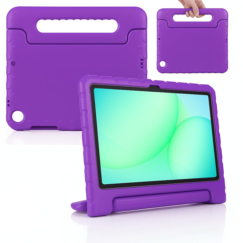 Kids Protective Case for Samsung Galaxy Tab A11 / A9 8.7 Inch Shockproof EVA Foam Handle Stand Cover for Galaxy Tab A11 (2025) / A9 (2023) SM-X130/X110