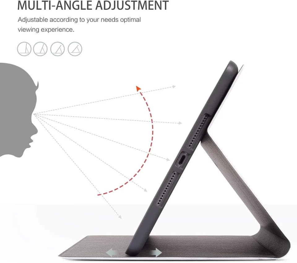Case for iPad 11-inch (A16) 2025 and 10.9-inch 10th Gen 2022, Multi-Angle Stand Cover with Pencil Holder, Auto Sleep/Wake