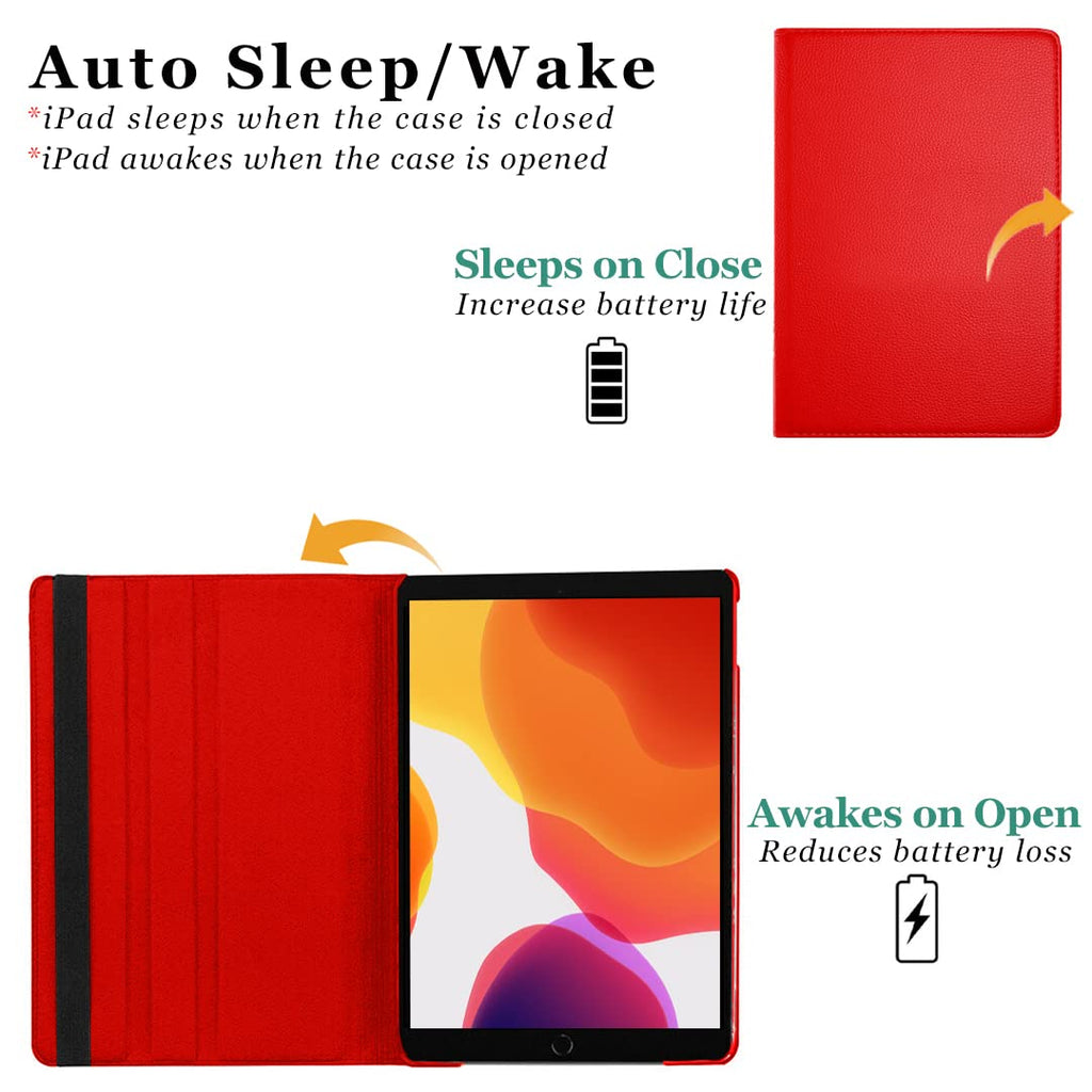 DV 360 Degree PU Leather Rotating Stand Swivel Case for iPad Mini 5 (A2126 / A2124 / A2133 / A2125), iPad Mini 4 (A1538 / A1550), Folio Cover, Hardback and Shockproof