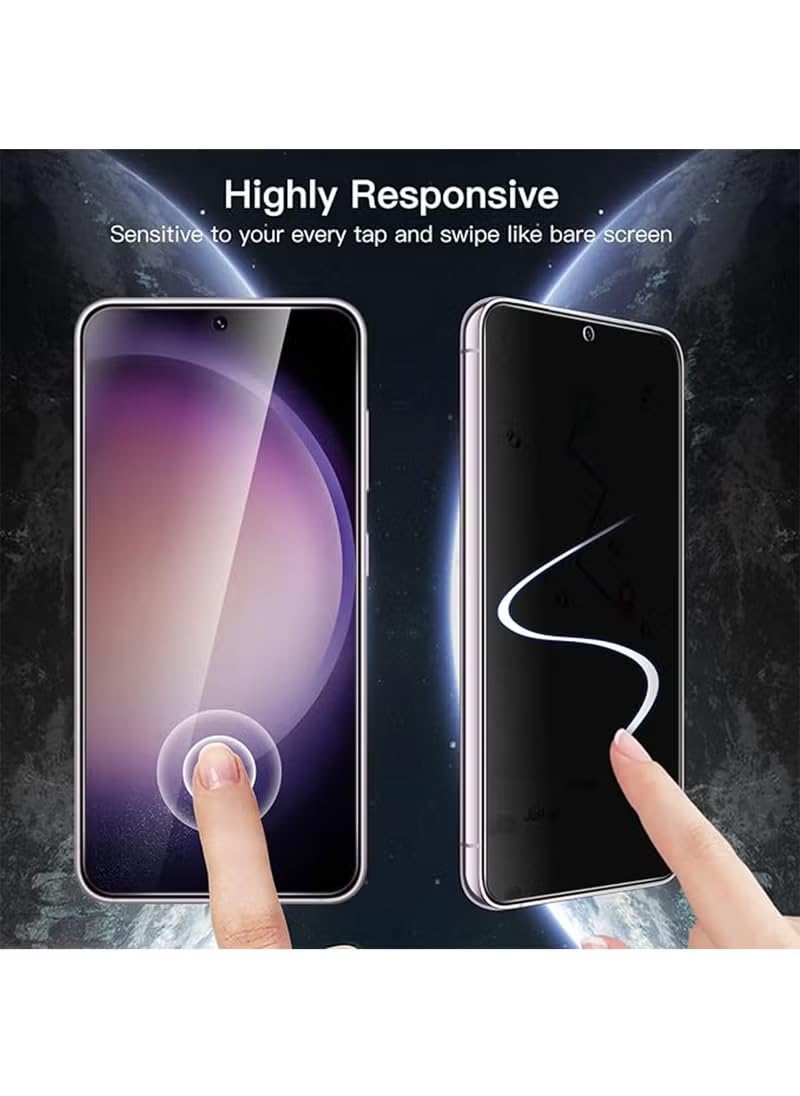 selling united Privacy Screen Protector for Samsung Galaxy Anti-Spy Tempered Glass Film, Fingerprint ID Compatible, 2-Pack