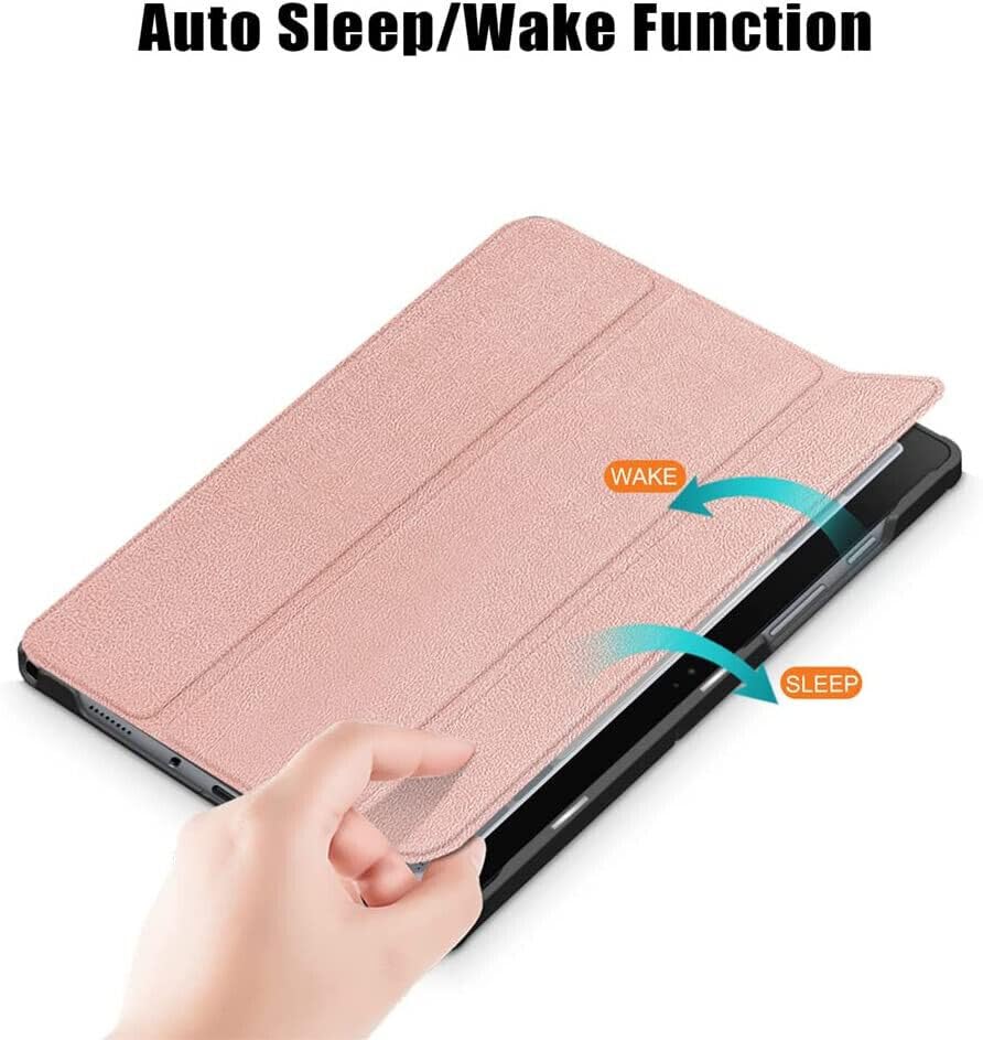 Galaxy Tab A8 10.5-inch Case, Slim Protective Cover with Auto Sleep/Wake, Hard PC Back Shell, PU Leather Exterior