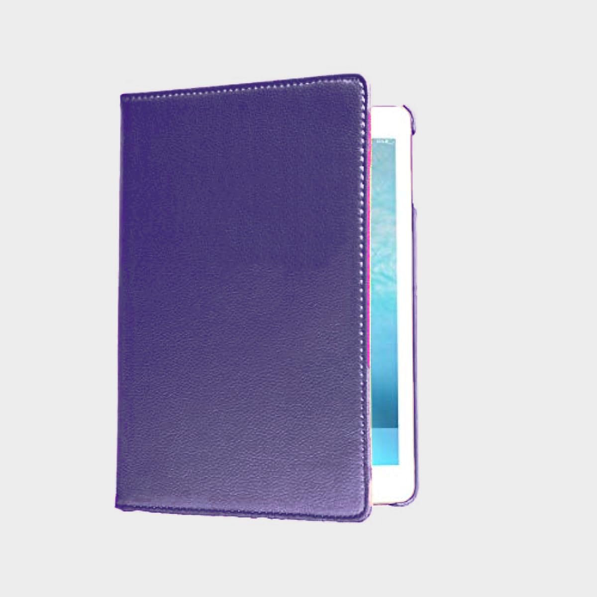 Case Compatible with Apple iPad Pro 12.9" (1st & 2nd Generation, 2015 & 2017 Model) Shockproof PU Leather Book Style Flip Folio 360° Rotating Protection Cover With Auto Wake/Sleep