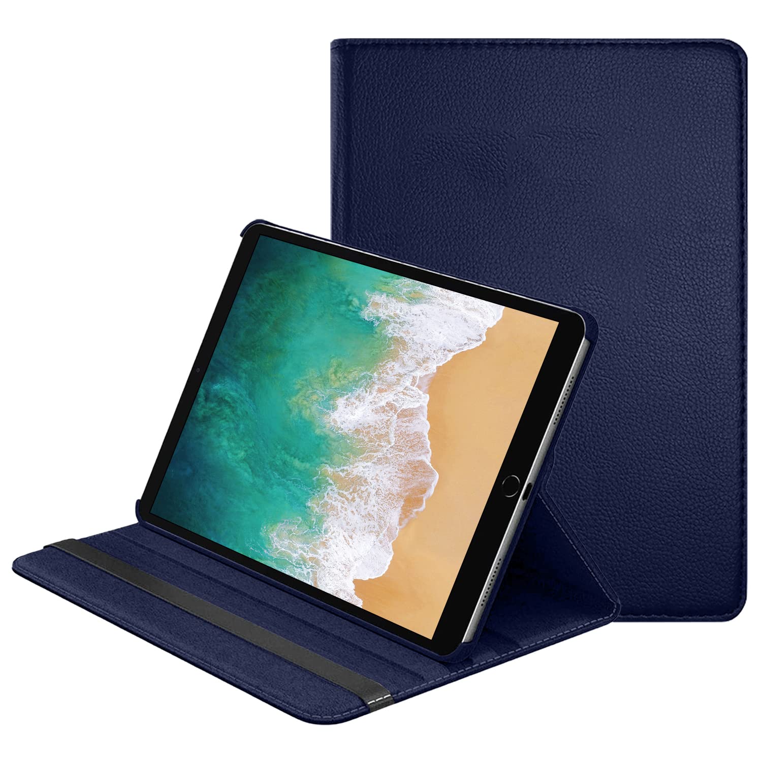 DV Case for iPad Mini 2 (A1489, A1490, A1491), iPad Mini 3 (A1599, A1600), 360 Degree Rotating Smart Stand Case, PU Leather, Slim and Lightweight Cover