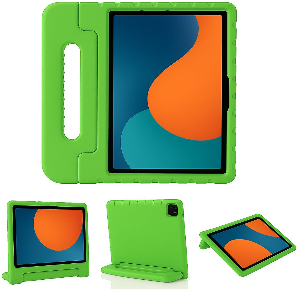 Kids Protective EVA Foam Case for iPad A16 11th Generation 2025 //10th Generation 2022, Pink Shock-Absorbing Cover with Stand, Compatible with 10.9 inch -11 inch iPad