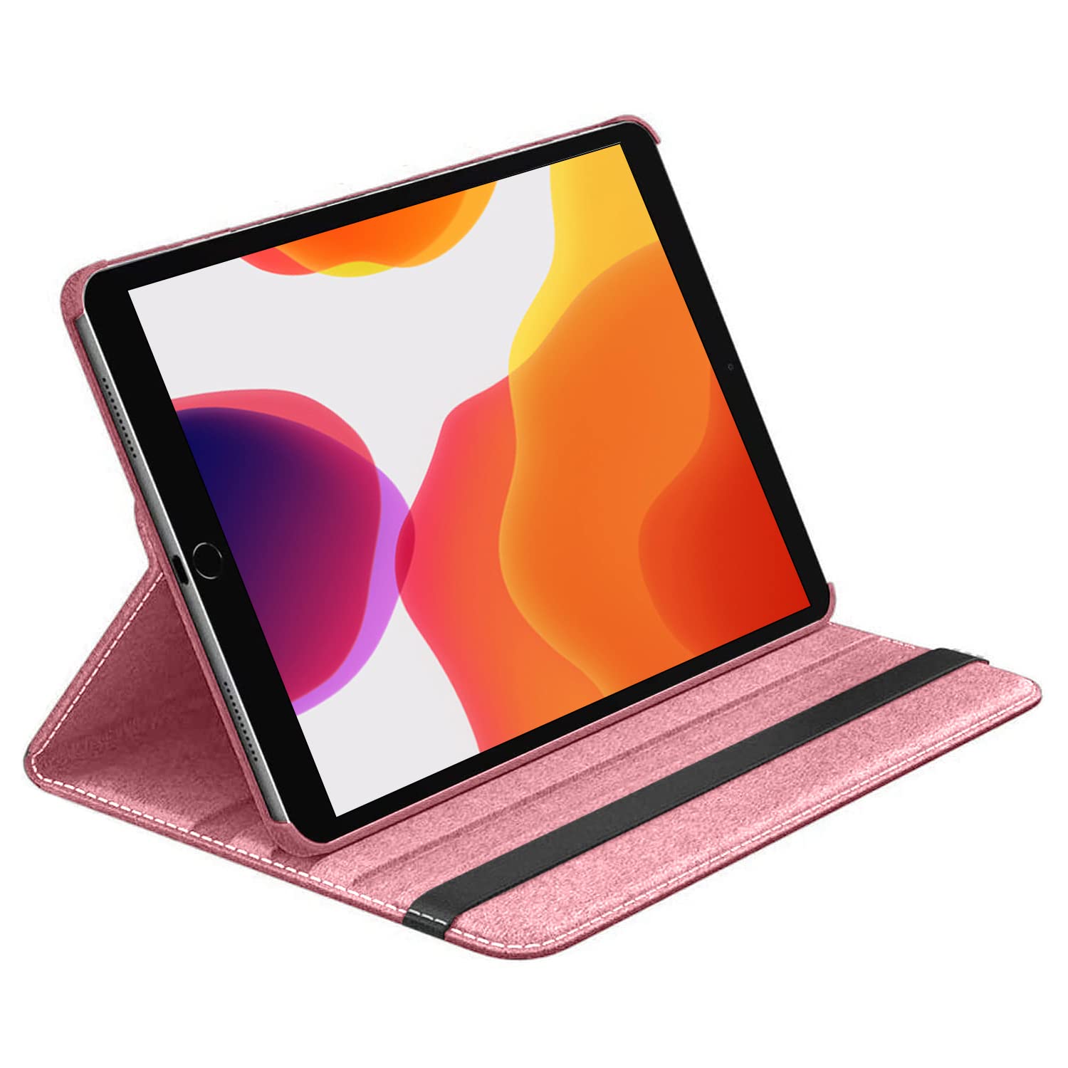 DV 360 Degree PU Leather Rotating Stand Swivel Case for iPad Mini 5 (A2126 / A2124 / A2133 / A2125), iPad Mini 4 (A1538 / A1550), Folio Cover, Hardback and Shockproof