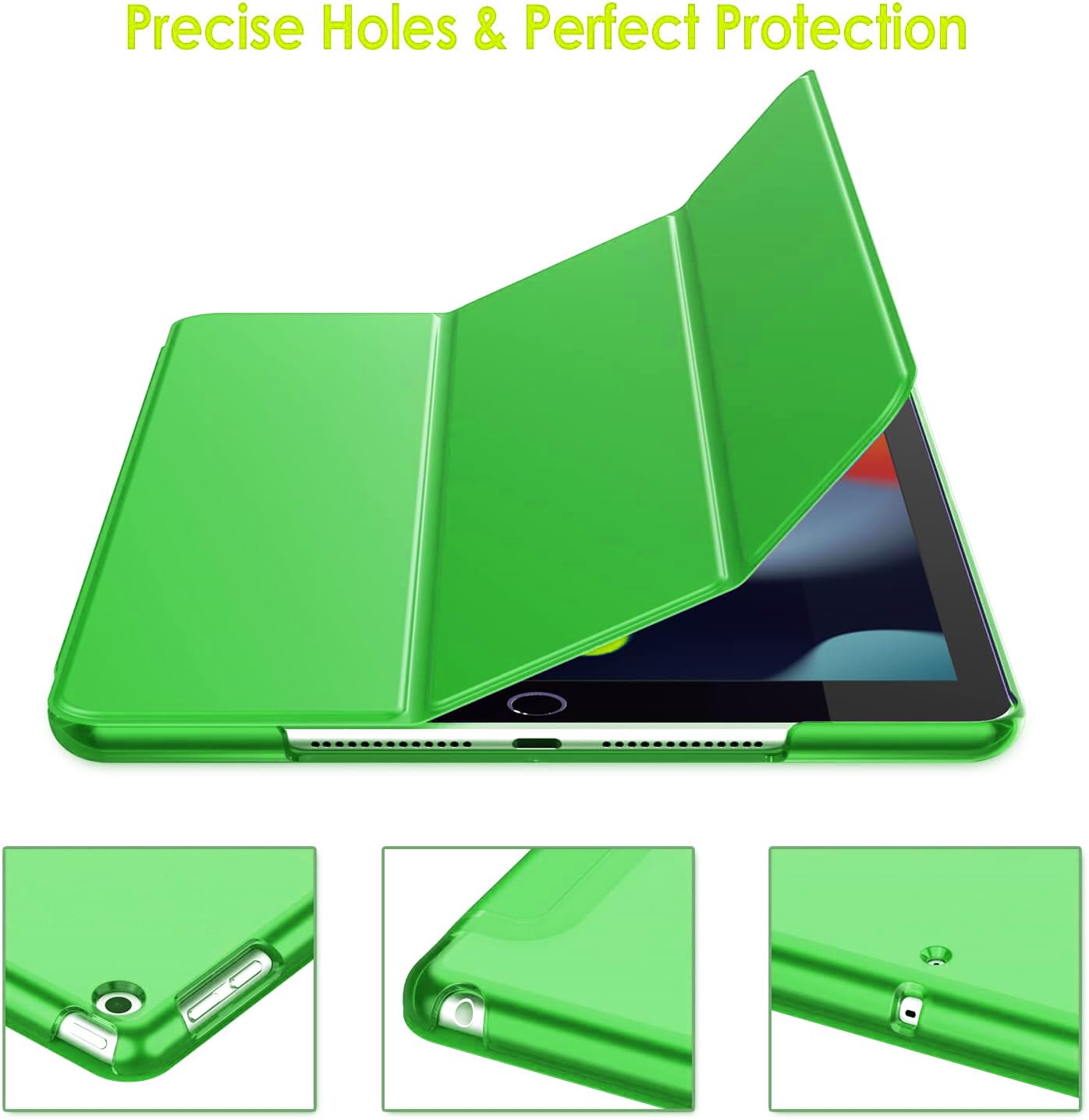 For Apple iPad 10.2 inch 9th/ 8th/ 7th Generation, Smart Magnetic Stand Case, Leather Cover with Magnetic Closure, Anti-Scratch and Lightweight Case (2021/2020/2019)