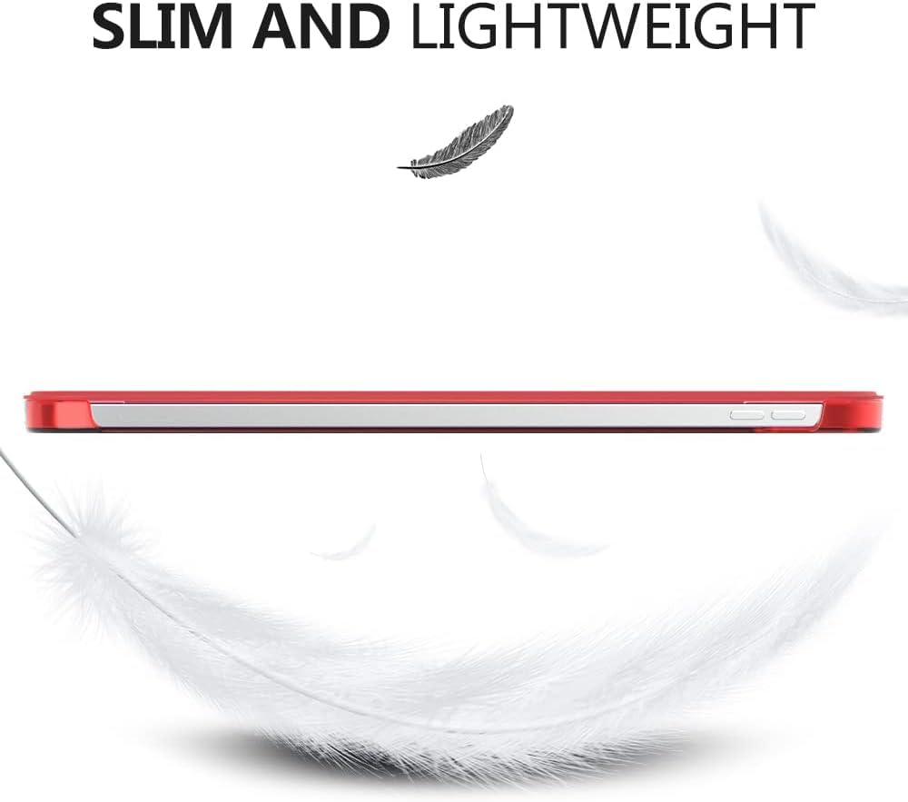 SU for A16 2025 11th / 10th Generation (2025/2022,11 inch/10.9 Inch), Slim Stand Hard PC Translucent Back Shell Smart Cover Case, Support Touch ID, Auto Wake/Sleep