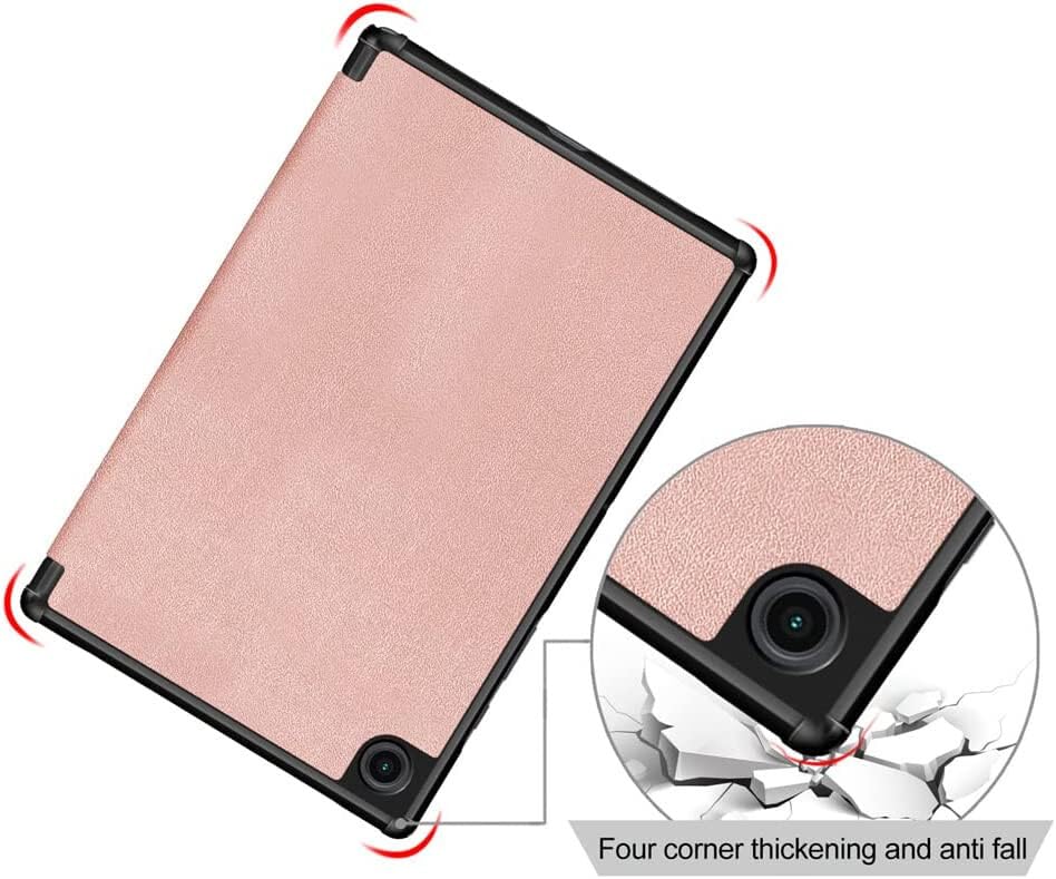 Galaxy Tab A8 10.5-inch Case, Slim Protective Cover with Auto Sleep/Wake, Hard PC Back Shell, PU Leather Exterior