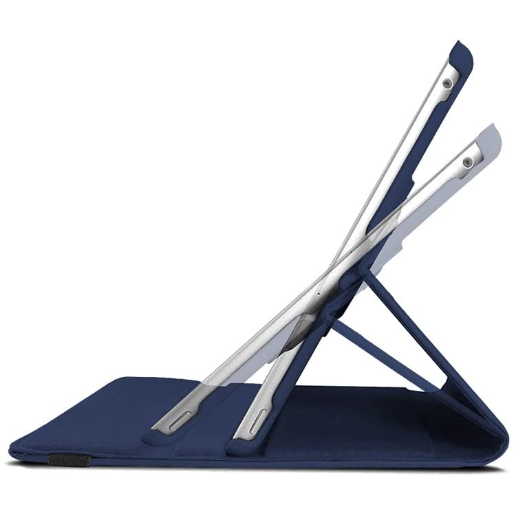 For iPad 10.2 Case 9th/8th/7th Generation (2021/2020/2019) 360 Leather Wallet Rotating Durable Protective Cover with Auto Wake/Sleep