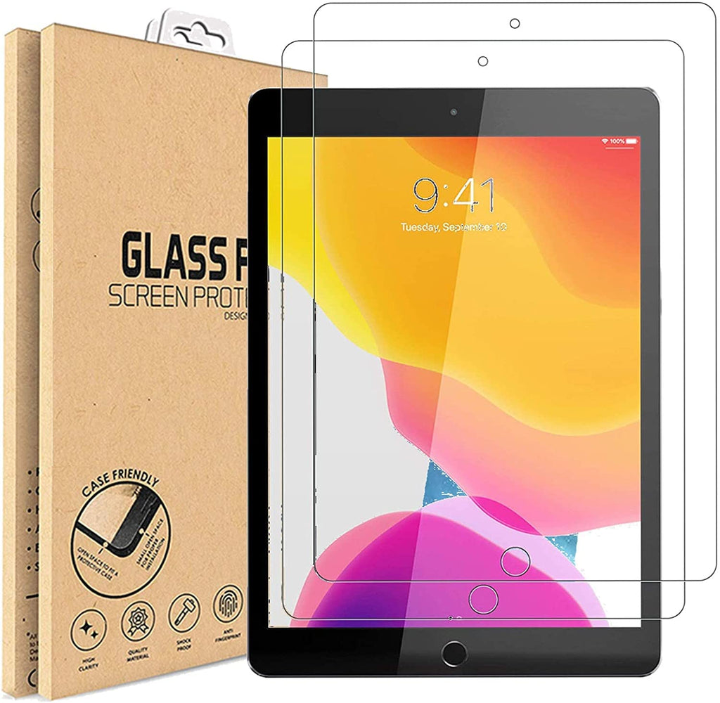 For Apple iPad 10.2 2021-20-19 7th 8th 9th Generation Tempered Glass HD Display 9H Screen Protector Polished Edges Anti Shatter Glass For iPad 10.2 New