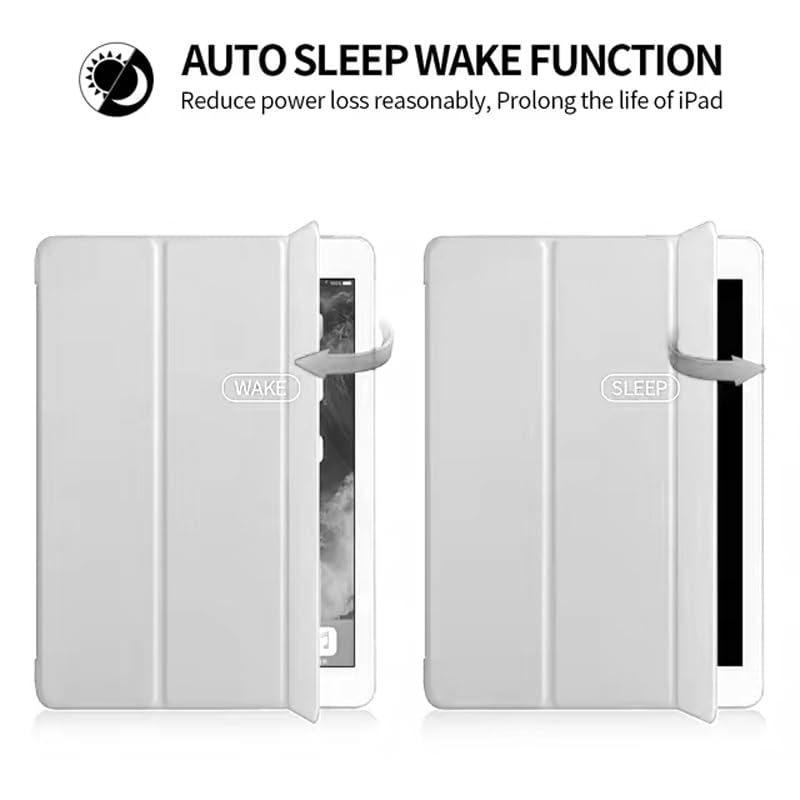 [SU] iPad 6th 5th Generation Case iPad 9.7 Inch Case 2018 2017 iPad Air Case iPad Air 2 Case Smart Folio Stand Protective With Back Cover Auto Wake Sleep
