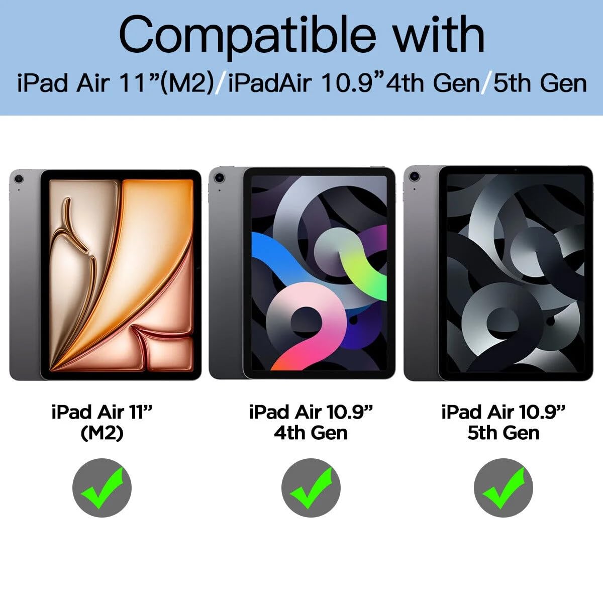 Case For Apple iPad Case Shockproof Crystal Thin Soft TPU Clear Bumper Cover