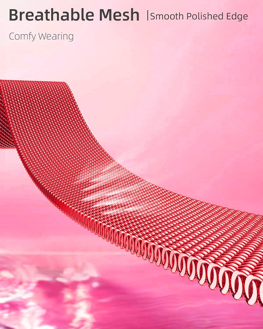 DV Milanese Strap Compatible with Apple Watch Straps 41mm 40mm 38mm Women Men, Dual Magnetic Adjustable Band for iWatch Series 8 7 6 5 4 3 2 1 SE, Fashion Metal Strap for Smart iWatch